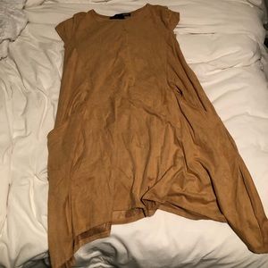 Rebel Sugar Faux Suede Dress